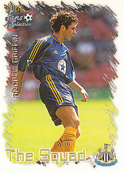 Andrew Griffin Newcastle United 1999 Futera Fans' Selection #33